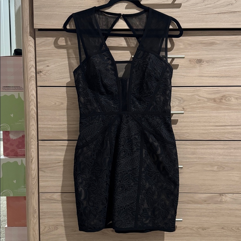 BCBGMaxAzria Black Sleeveless Dress